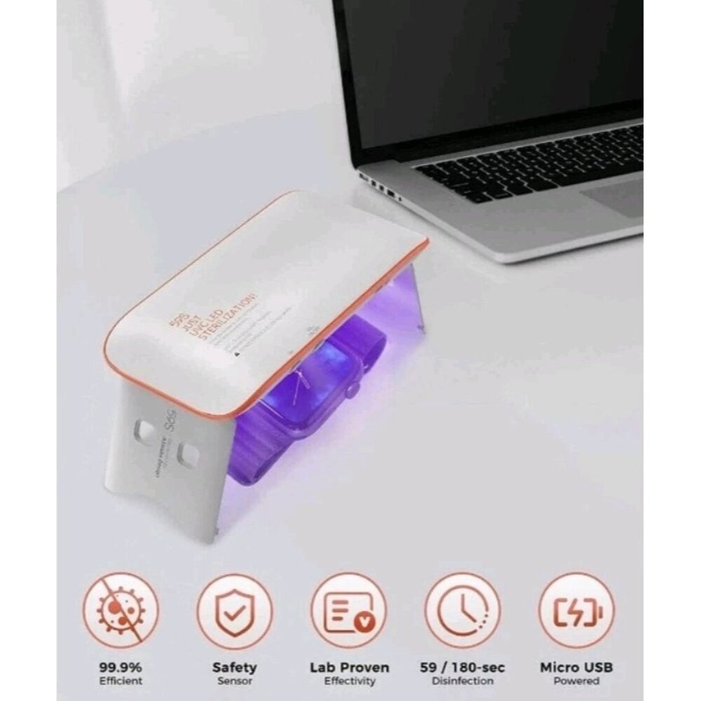 NEW SEALED SUNUV 59S Portable UVC LED Mini Sterilizer Phone Toothbrush Disinfect